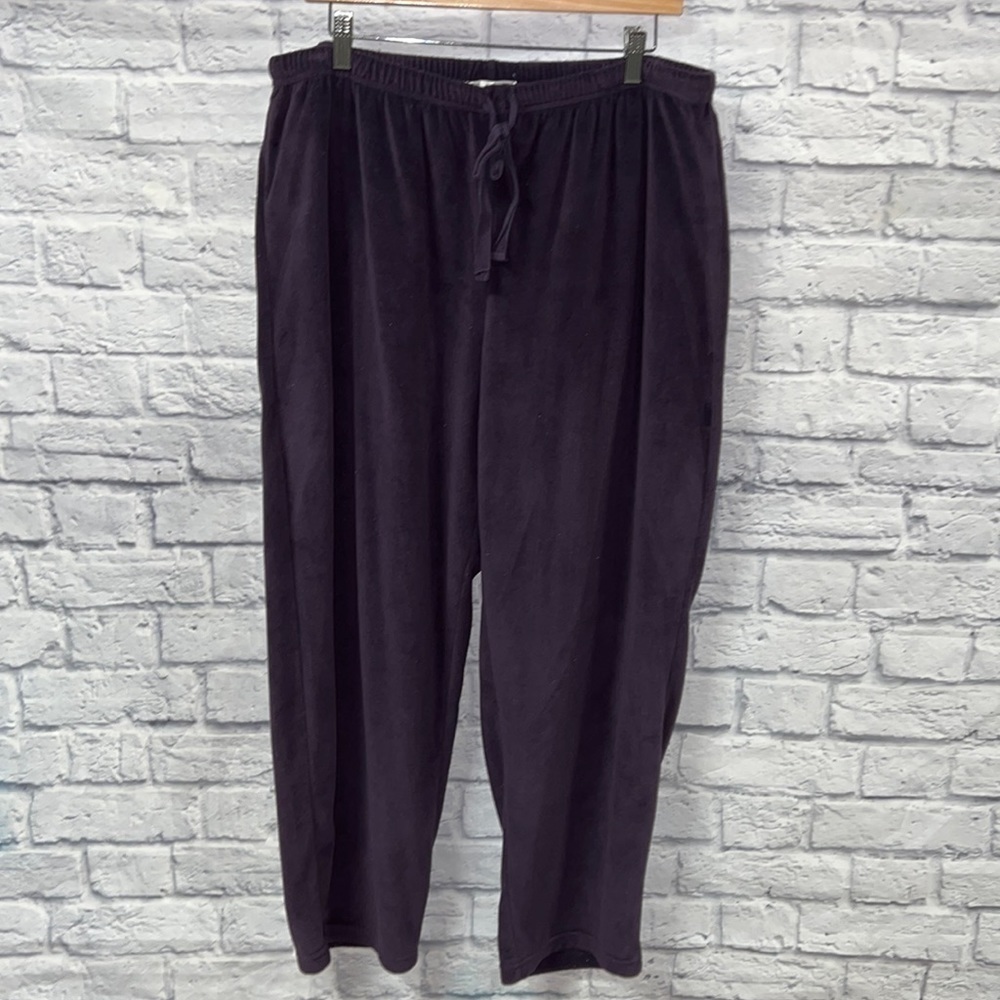 cuddl Duds purple sweatpants size XL